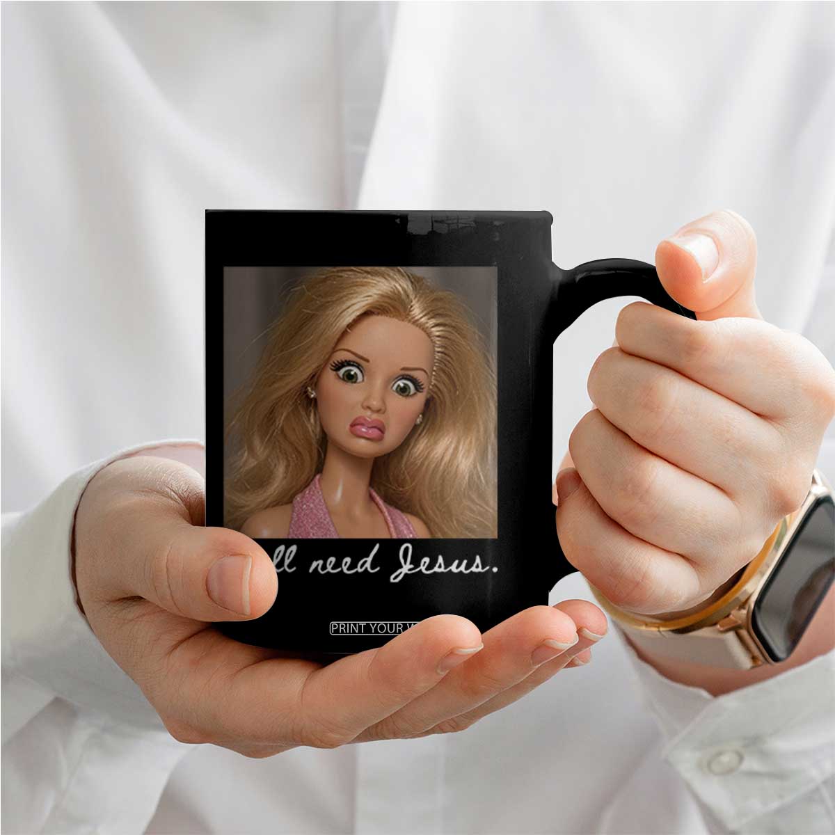 Y'all Need Jesus Coffee Mug Funny Girls Meme Saying Christian Humor TS14 Print Your Wear