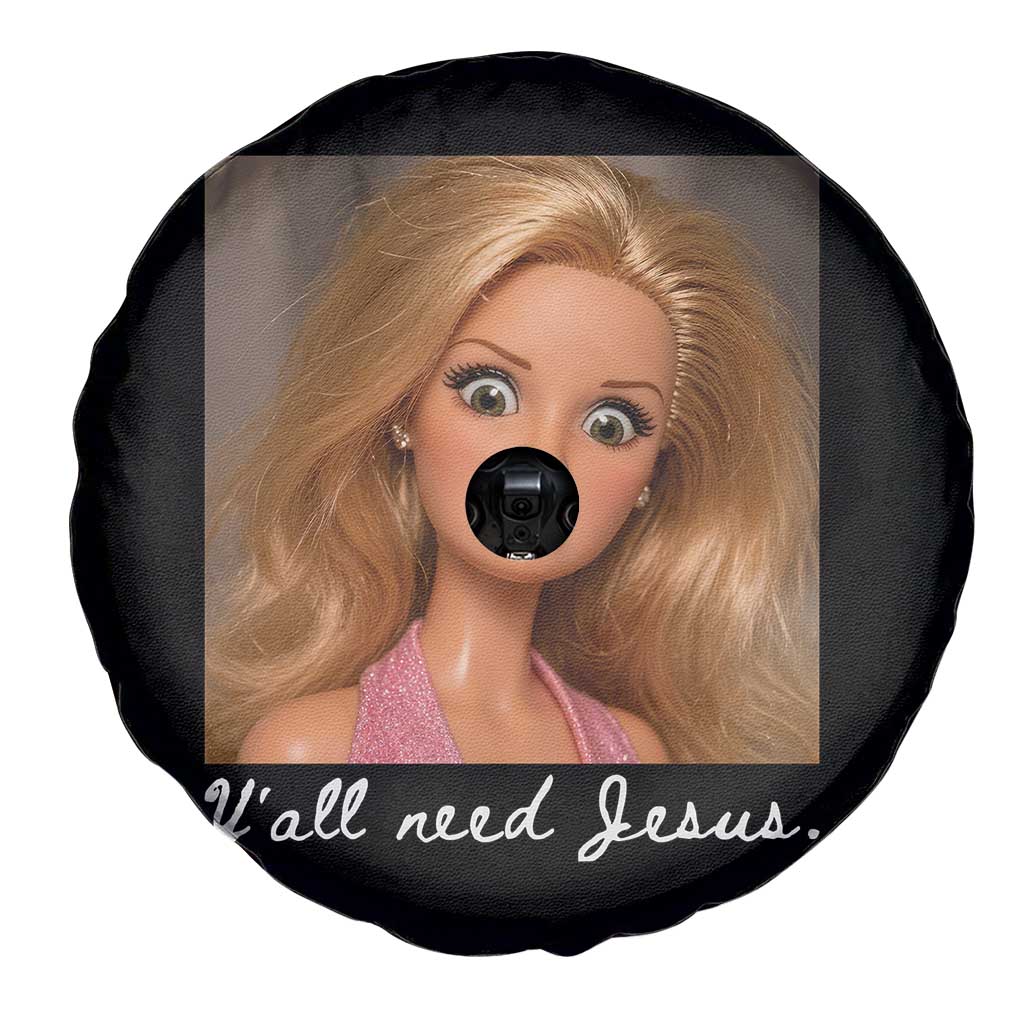 Y'all Need Jesus Spare Tire Cover Funny Girls Meme Saying Christian Humor TS14 Print Your Wear