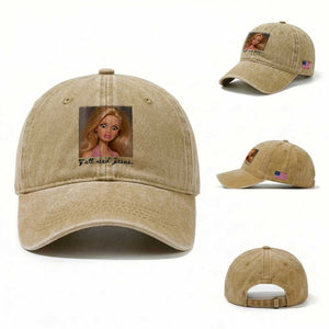Ya'll Need Jesus Disgusted Face Christian Funny Washed Cotton Baseball Cap TS14 Washed Cap Universal Fit Khaki Print Your Wear