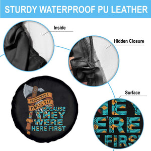 Indigenous People Spare Tire Cover Native American Day Because They Were Here First TS14 Print Your Wear