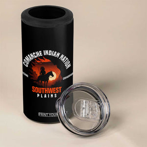Comanche Native American Indian Chief Respect 4 in 1 Can Cooler Tumbler TS14 Print Your Wear
