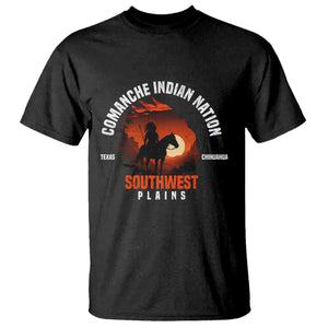 Comanche Native American Indian Chief Respect T Shirt TS14 Black Print Your Wear