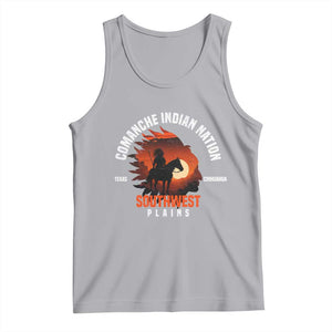 Comanche Native American Indian Chief Respect Tank Top TS14 Athletic Heather Print Your Wear