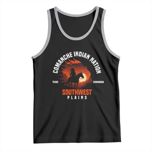 Comanche Native American Indian Chief Respect Tank Top TS14 Black Athletic Heather Print Your Wear