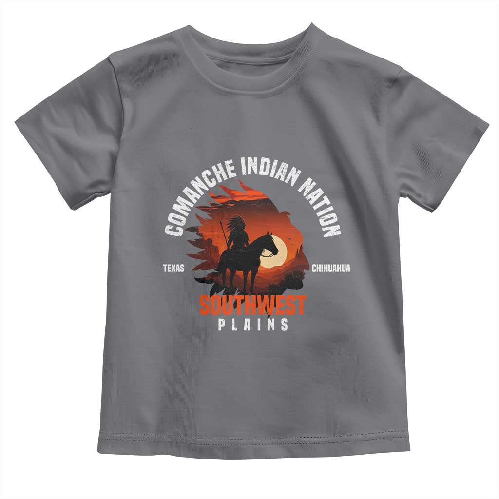 Comanche Native American Indian Chief Respect Toddler T Shirt TS14 Charcoal Print Your Wear