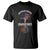 Distressed Tree T Shirt American Grown with Comanche Roots - Print Your Wear