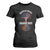 Distressed Tree T Shirt For Women American Grown with Comanche Roots - Print Your Wear