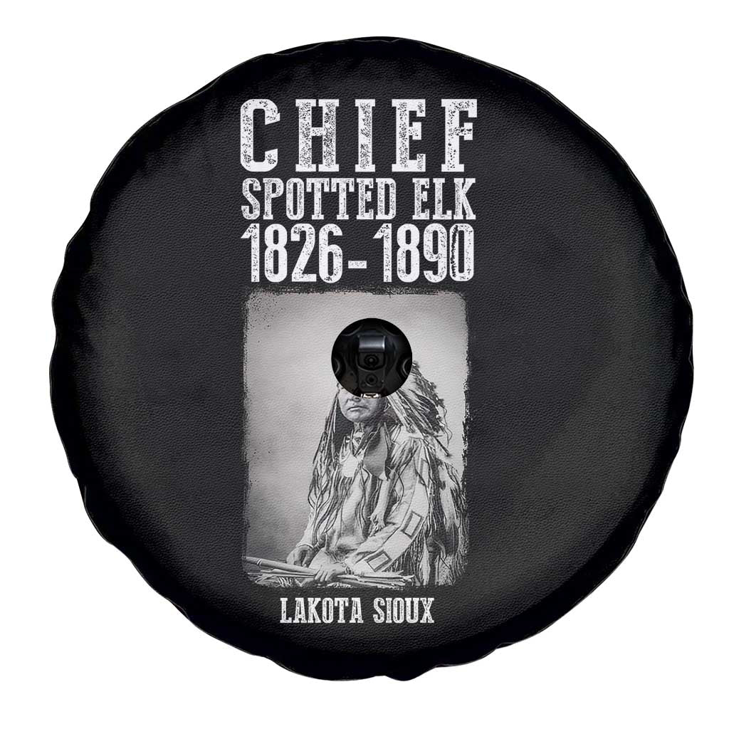 Native American Indian Chief Spare Tire Cover Lakota Sioux Chief Spotted Elk TS14 Print Your Wear