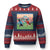 Funny Kendo Cat Ugly Christmas Sweater Samurai Martial Arts - Print Your Wear