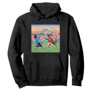 Funny Kendo Cat Hoodie Samurai Martial Arts TS14 Black Print Your Wear