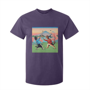 Funny Kendo Cat T Shirt For Kid Samurai Martial Arts TS14 Purple Print Your Wear