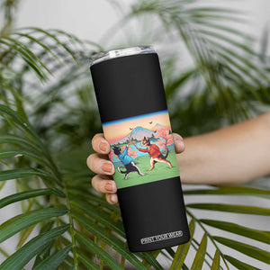 Funny Kendo Cat Skinny Tumbler Samurai Martial Arts TS14 Print Your Wear