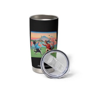 Funny Kendo Cat Tumbler Cup Samurai Martial Arts - Print Your Wear