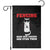 Funny Cat Fencing Garden Flag Make Me New Friends And Stab Them TS14 Black Print Your Wear