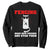 Funny Cat Fencing Sweatshirt Make Me New Friends And Stab Them TS14 Black Print Your Wear