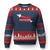 Funny Fencer Ugly Christmas Sweater Fencing Make Me New Friends And Stab Them - Print Your Wear