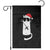 Funny Cat Fencing Christmas Garden Flag Cute Kitty Lover TS14 Black Print Your Wear