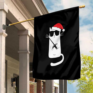 Funny Cat Fencing Christmas Garden Flag Cute Kitty Lover TS14 Print Your Wear