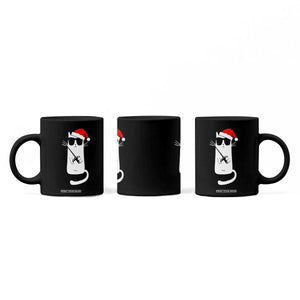 Funny Cat Fencing Christmas Coffee Mug Cute Kitty Lover TS14 Print Your Wear