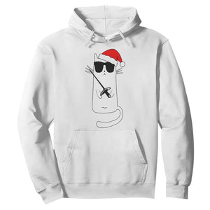 Funny Cat Fencing Christmas Hoodie Cute Kitty Lover TS14 White Print Your Wear
