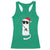 Funny Cat Fencing Christmas Racerback Tank Top Cute Kitty Lover - Print Your Wear