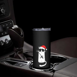 Funny Cat Fencing Christmas Skinny Tumbler Cute Kitty Lover TS14 Print Your Wear