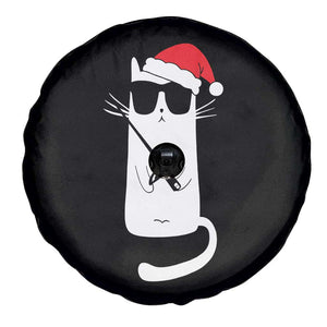 Funny Cat Fencing Christmas Spare Tire Cover Cute Kitty Lover TS14 Print Your Wear