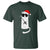 Funny Cat Fencing Christmas T Shirt Cute Kitty Lover TS14 Dark Forest Green Print Your Wear
