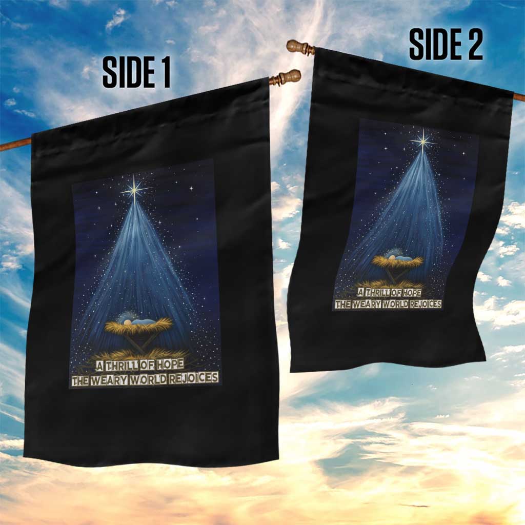 Nativity Scene Christmas Garden Flag Biible Baby Jesus Christian TS14 Print Your Wear