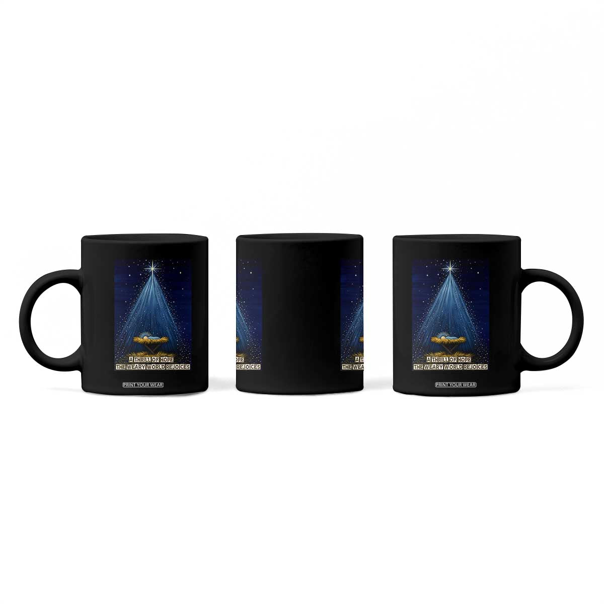 Nativity Scene Christmas Coffee Mug Biible Baby Jesus Christian TS14 Print Your Wear