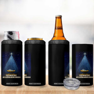 Nativity Scene Christmas 4 in 1 Can Cooler Tumbler Biible Baby Jesus Christian TS14 Print Your Wear