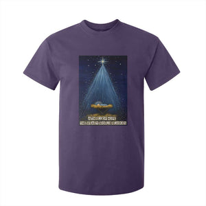 Nativity Scene Christmas T Shirt For Kid Biible Baby Jesus Christian TS14 Purple Print Your Wear
