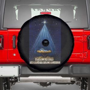 Nativity Scene Christmas Spare Tire Cover Biible Baby Jesus Christian TS14 Black Print Your Wear
