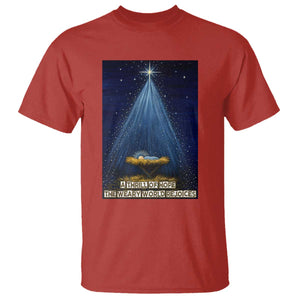 Nativity Scene Christmas T Shirt Biible Baby Jesus Christian TS14 Red Print Your Wear