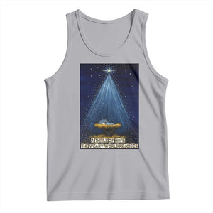 Nativity Scene Christmas Tank Top Biible Baby Jesus Christian TS14 Athletic Heather Print Your Wear