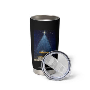 Nativity Scene Christmas Tumbler Cup Biible Baby Jesus Christian - Print Your Wear