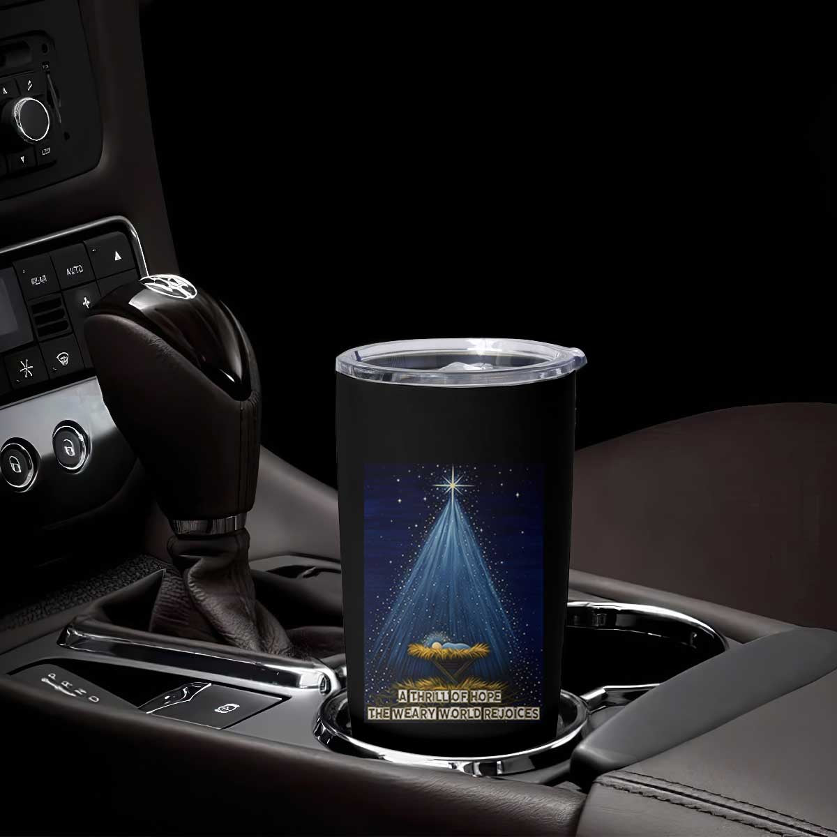 Nativity Scene Christmas Tumbler Cup Biible Baby Jesus Christian TS14 Print Your Wear