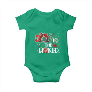 Nativity Scene Christmas Baby Onesie Joy To The World TS14 Irish Green Print Your Wear