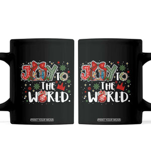 Nativity Scene Christmas Coffee Mug Joy To The World TS14 Black Print Your Wear
