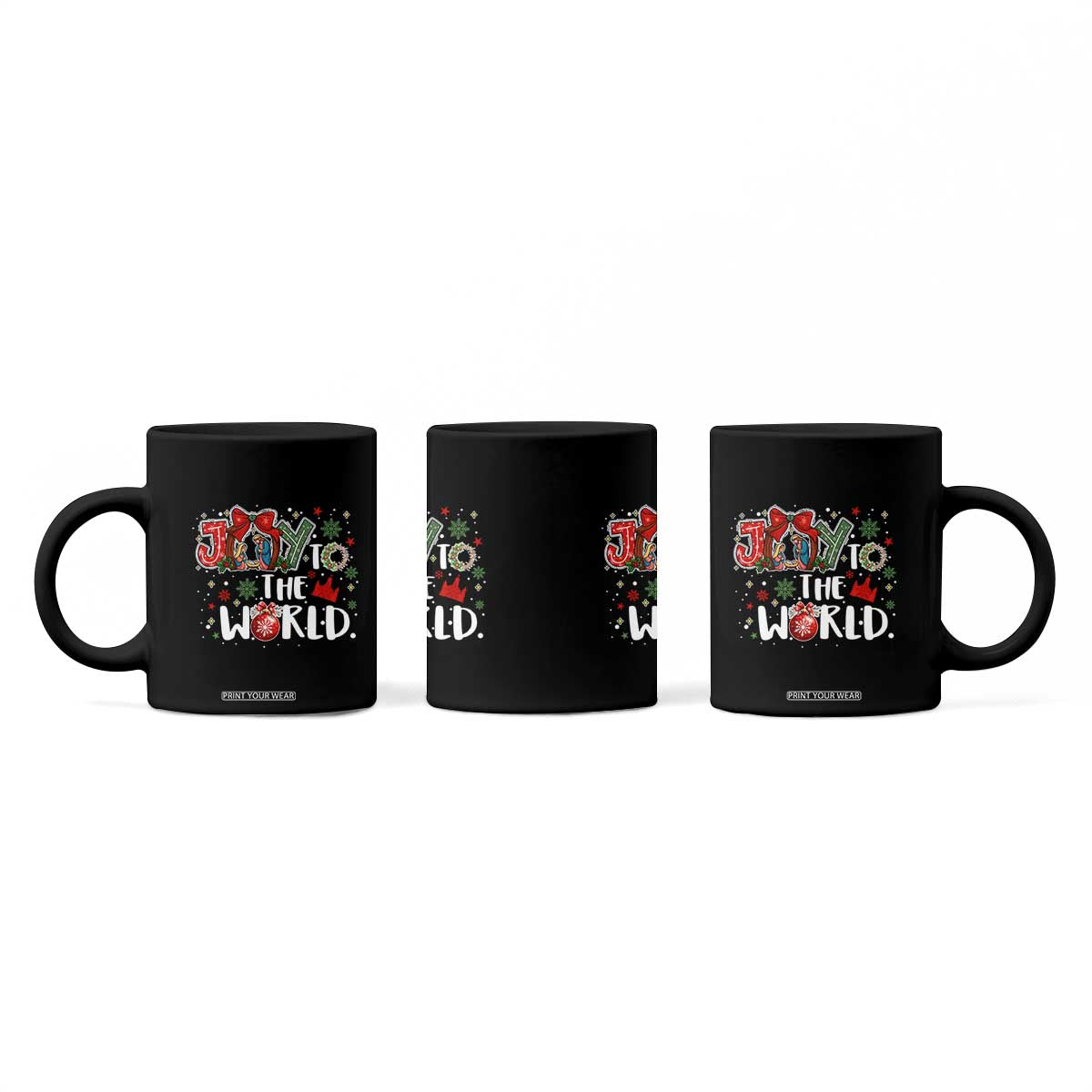 Nativity Scene Christmas Coffee Mug Joy To The World TS14 Print Your Wear