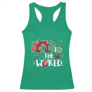 Nativity Scene Christmas Racerback Tank Top Joy To The World - Print Your Wear
