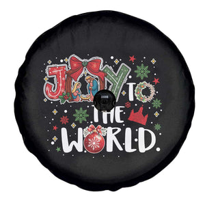 Nativity Scene Christmas Spare Tire Cover Joy To The World TS14 Print Your Wear