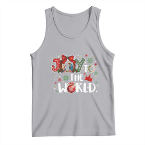 Nativity Scene Christmas Tank Top Joy To The World TS14 Athletic Heather Print Your Wear
