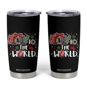 Nativity Scene Christmas Tumbler Cup Joy To The World - Print Your Wear