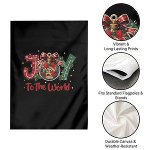 Jesus Christmas Garden Flag Joy To The World TS14 Print Your Wear