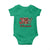 Jesus Christmas Baby Onesie Joy To The World TS14 Irish Green Print Your Wear