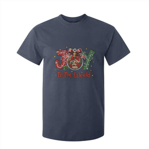 Jesus Christmas T Shirt For Kid Joy To The World TS14 Navy Print Your Wear