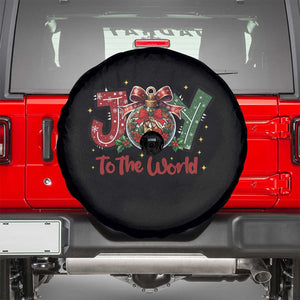 Jesus Christmas Spare Tire Cover Joy To The World TS14 Black Print Your Wear