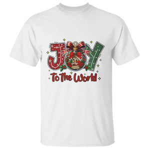 Jesus Christmas T Shirt Joy To The World TS14 White Print Your Wear