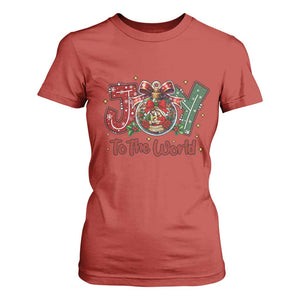 Jesus Christmas T Shirt For Women Joy To The World TS14 Red Print Your Wear